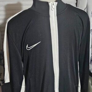NIKE MENS DRI-FIT SLIM FIT MENS LARGE TRACK JACKET BLACK/ WHITE DR1681-010 NWT